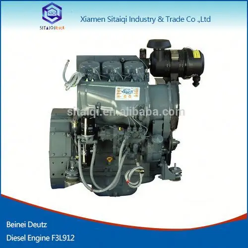 Deutz с воздушным охлаждением F3L912 морской Дизельные двигатели двигатель с заранее КПП для лодки передачи и редуктор