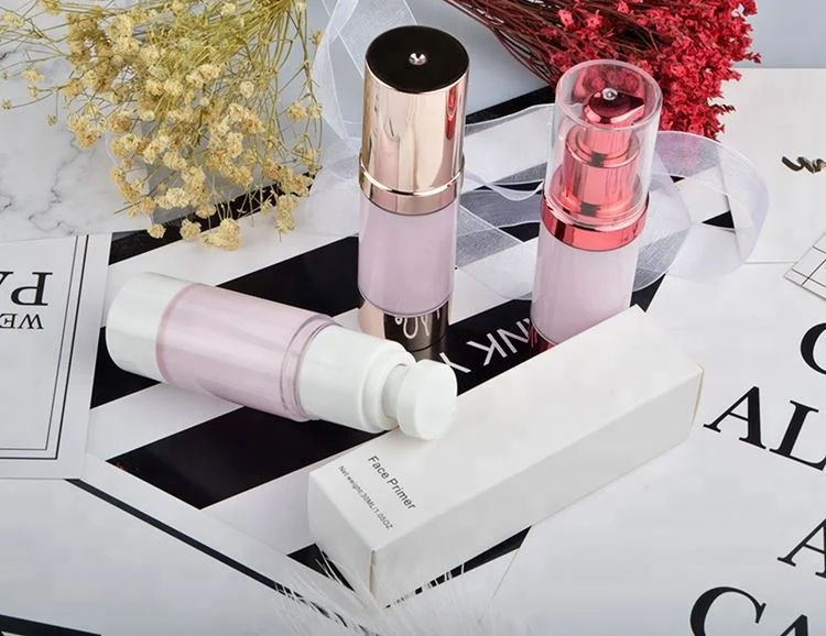 High Quality Single Color Pink Packaging Oil Free Professional Face Primer