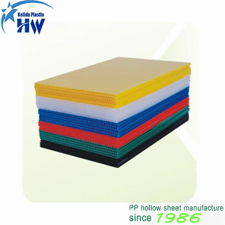 High quality Plastic PP Corflute Sheet Rolls/Printed PP Corrugated Sheet Rolls