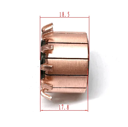 Od24,5 * id 10 * H18.5-12 сегменты крючка тип для стеклоочистителя вентилятор воздуходувка двигатель коммутатор якорь, высокое качество и бесплатные образцы