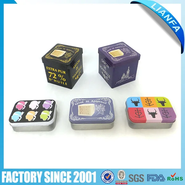 High Quality Chinese Factory Metal Tin Candy Box Tin Box For Promotion Square Tin Box With Packing