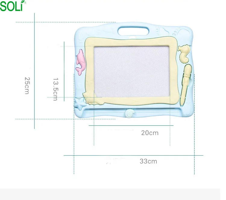 Drawing board magnetic writing board educational plastic toys