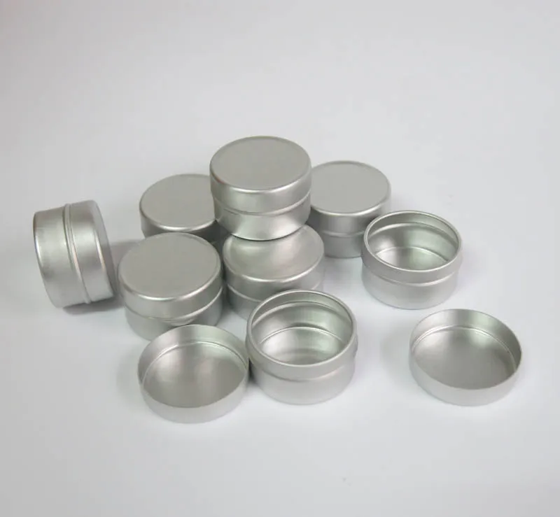 Mini 5g aluminum jar tea tin box for lip blam and other storage use