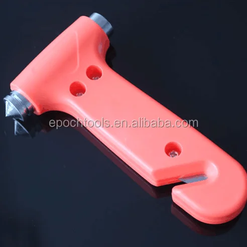 Multi-functional safety hammer escape hammer with seatbelt cutter