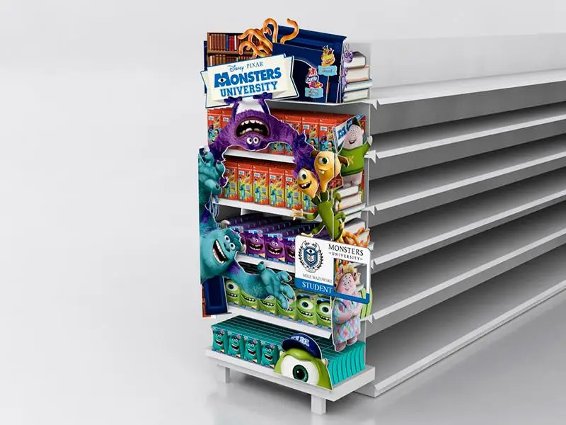 
Accessories Stationery Store Display Storage Metal Rack Gondola Shelf 