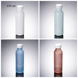 Wholesale 50g glass cream jars and 50ml 110ml 150 ml blue bottle glass 150ml cosmetic glass packaging for skin care bottle