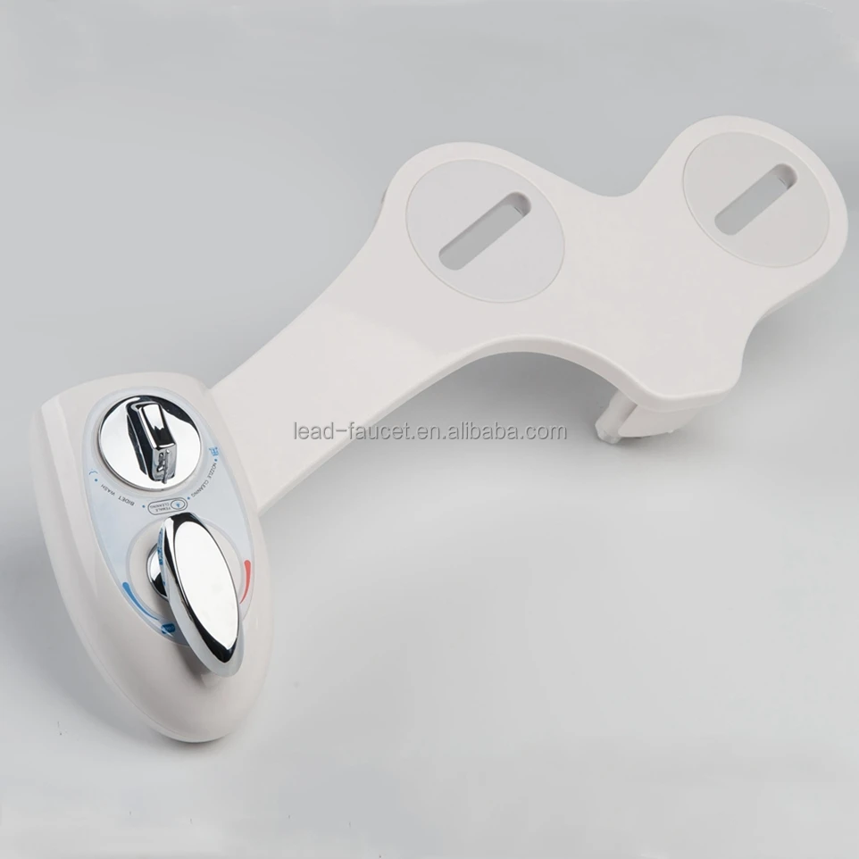 Bathroom Hot and Cold Bidet Nozzle Self-Cleaning Fresh Water Plastic Toilet Bidet Spray Non-Electric Mechanical Bidet