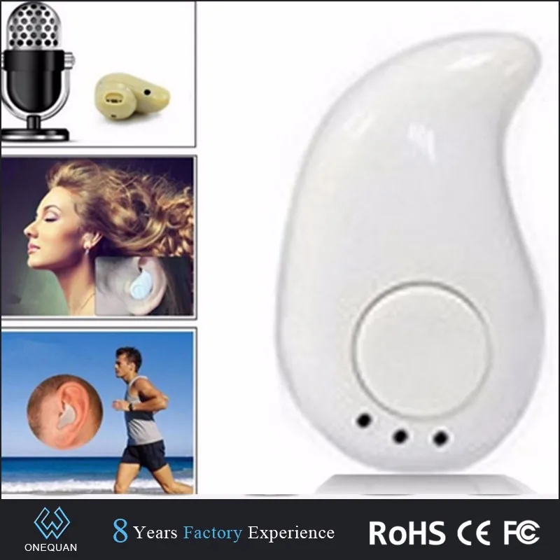 Горячие продукты спорт беспроводная связь bluetooth стерео невидимый наушник