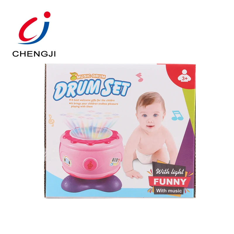 Kids intelligent educational plastic multifunctional music drum toys for kids