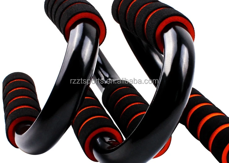 Fitness Home exercise Plastic Handle Equipment Arms Chest S-Type Foam Push Up Stand