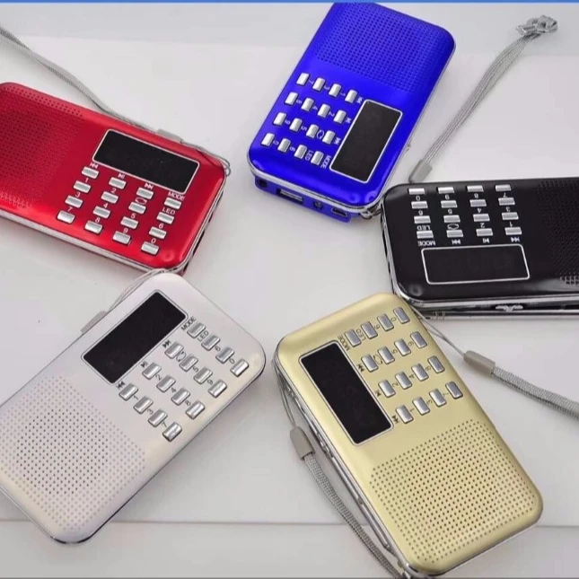 handheld usb card mp3 player fm radio receive portable radio