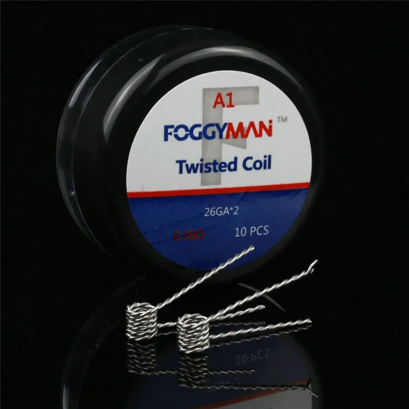 Factory price A1 Super Juggernaut Taiji Tiger Torch Twisted prebuilt coil fit 510 rda atomizer