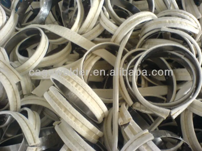 Snap band ring for filter bags