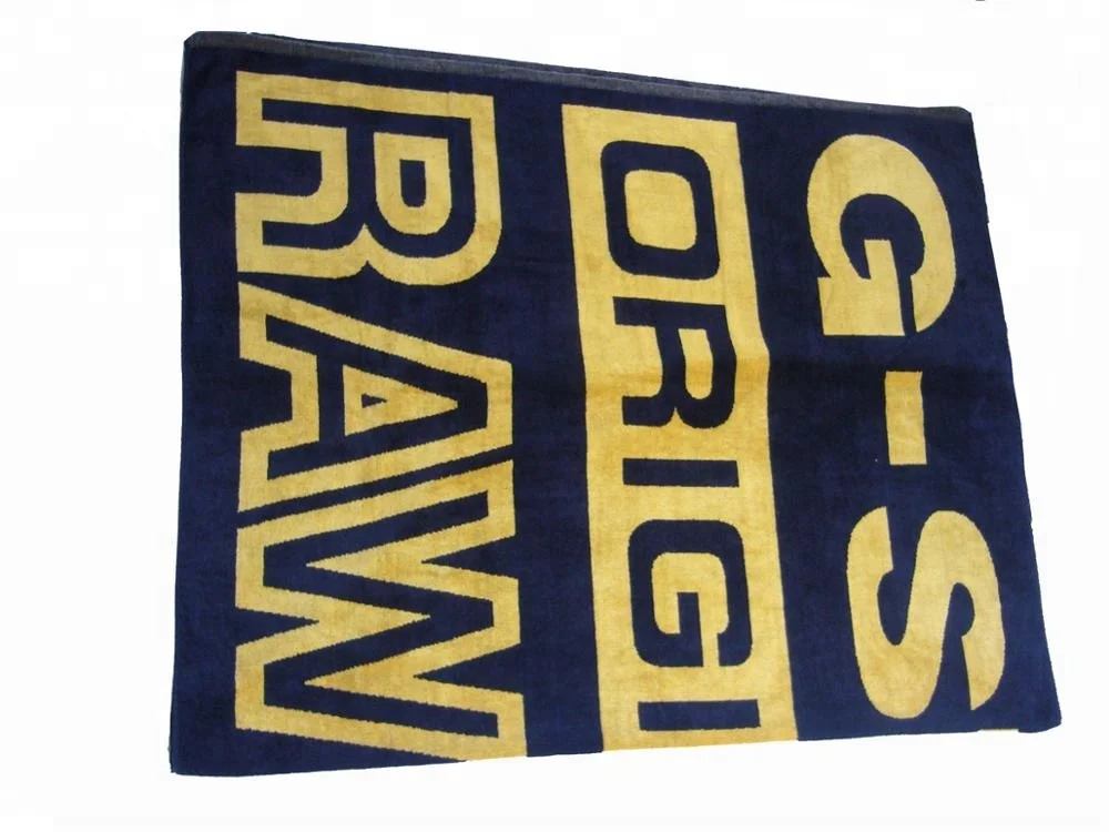 Popular Luxury Weighted Velour Personalised beach towel for bath,beach