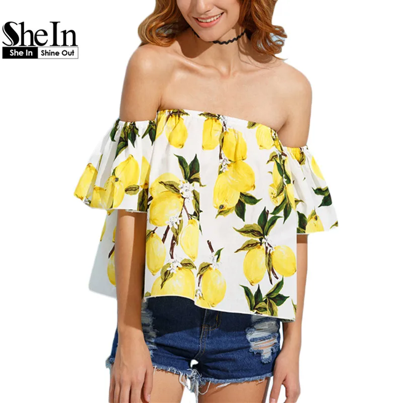 Compra señoras blusas amarillas online al por mayor de