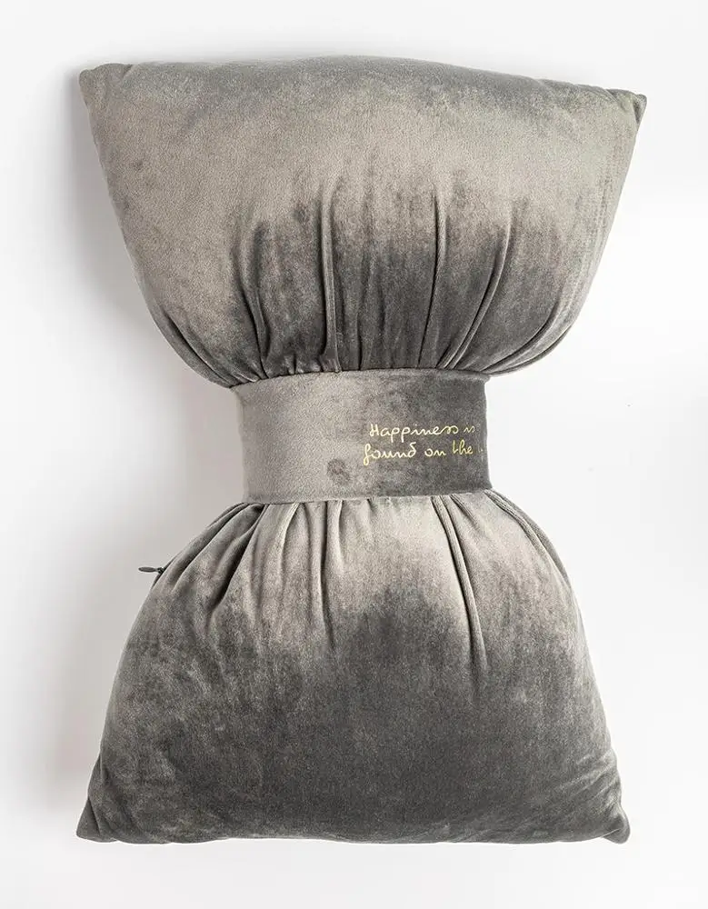 Velvet fabric bow-tie chair  pillow ornaments sofa car pillow bedding  car seat cushion