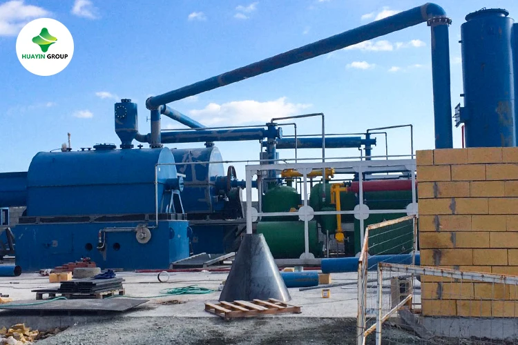 Оборудование для переработки машинного масла и пиролизного масла м получением дизельного топлива