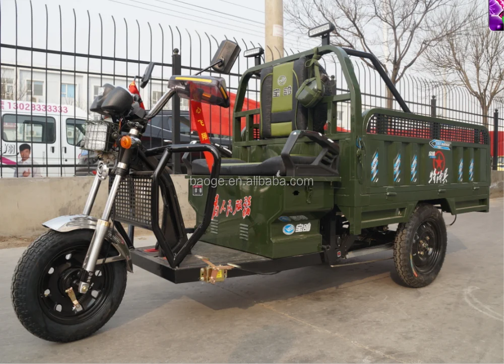 
Battery electric auto rickshaw adult cargo use 