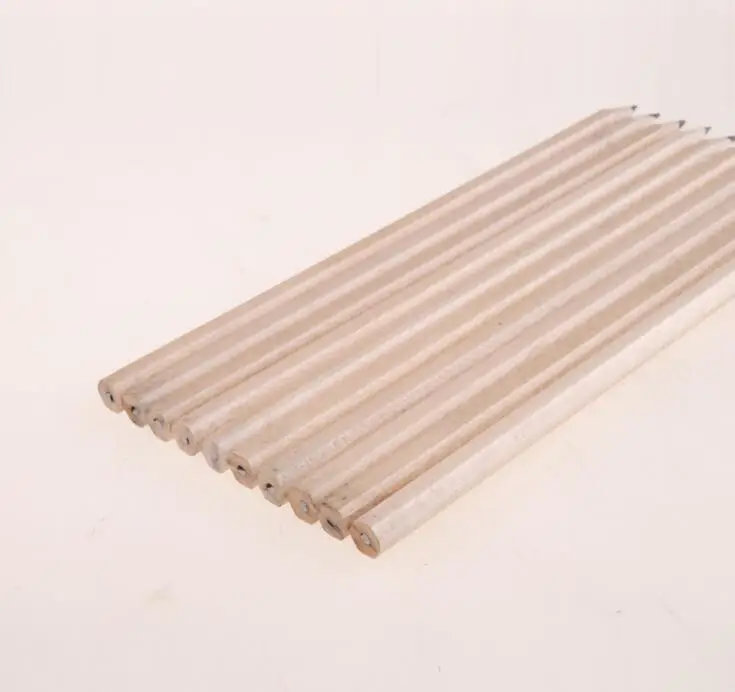 OEM Natural Eco-friendly Wooden Pencils High Quality Pencils With Eraser For Students