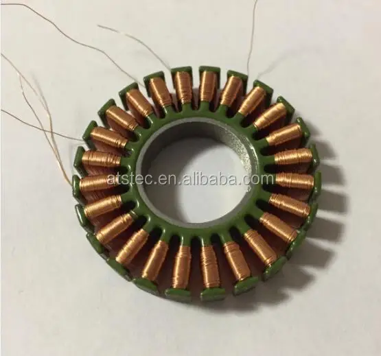 glued stator for dc motor