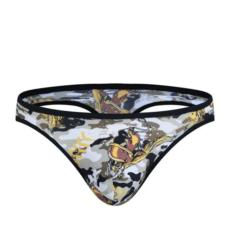 
Wholesale Underwear Men Custom Mesh Gay Thongs 