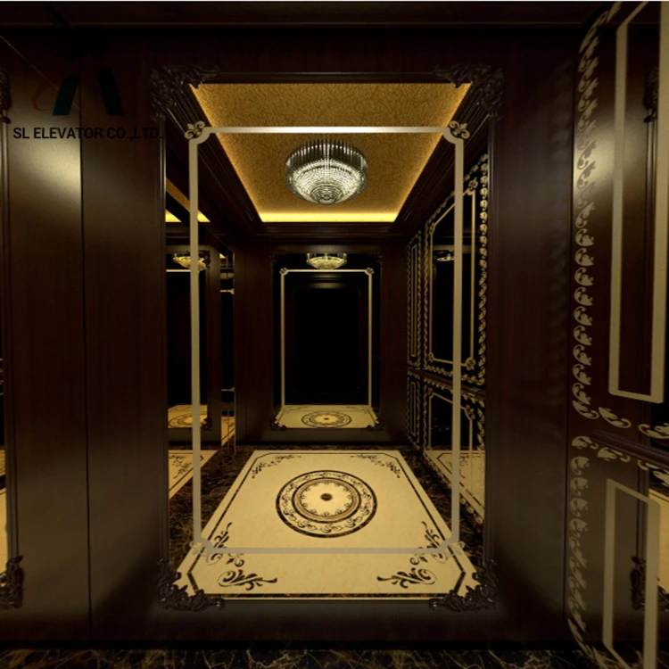 China factory Unique decoration single small luxury style Villa elevator house lifts