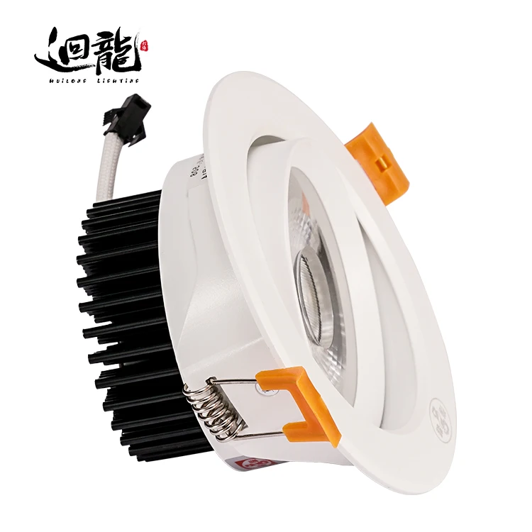 
7w Led suspended flat recessed warm white dome round surface mounted led ceiling lighting 