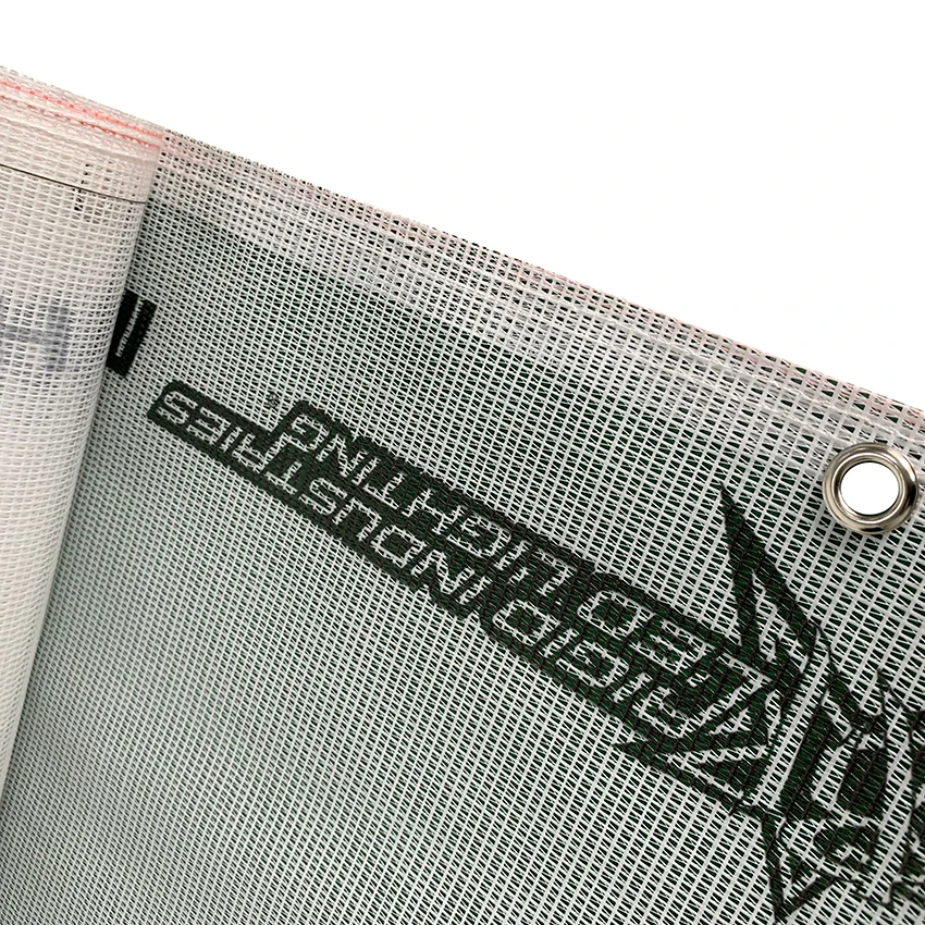 Advertising Stretch Printed Free Design Building Wrap Banner Mesh Fence Banner