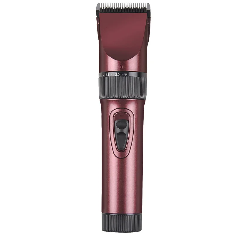 Professional barber 5 level adjustable long working time cutting cordless rechargeable electric hair trimmer