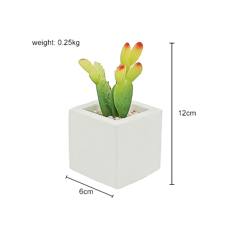 
Hot sale desktop artificial potted plants cactus plants mini artificial cactus 