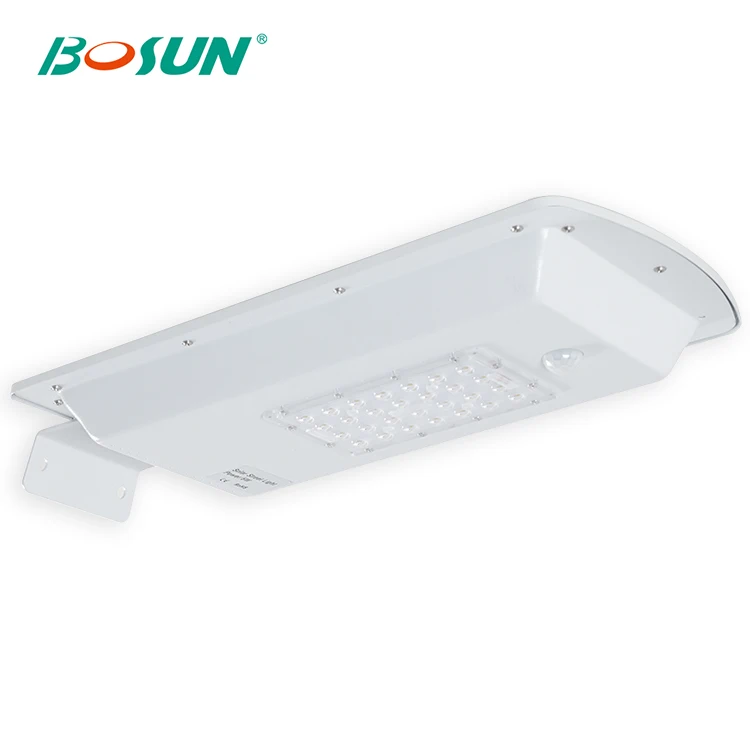 10 Вт энергосбережения smart интегрированы все в одном солнечный уличный свет с ИК-датчика