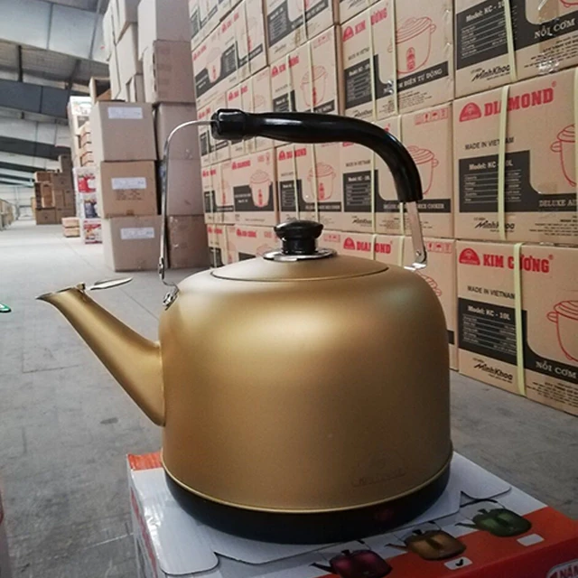6L portable ss kettle  1500W  50HZ electric water boiler keep warm kettles hot water boiler for hotel