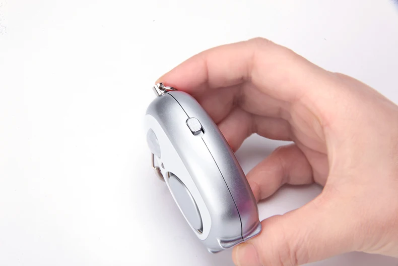 Mini portable traveling alarm panic button alarm keychain alarm with PIR motion sensor for lady