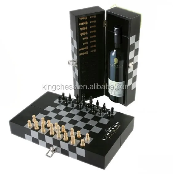 Multi-function Chess Game Set & Wine Box