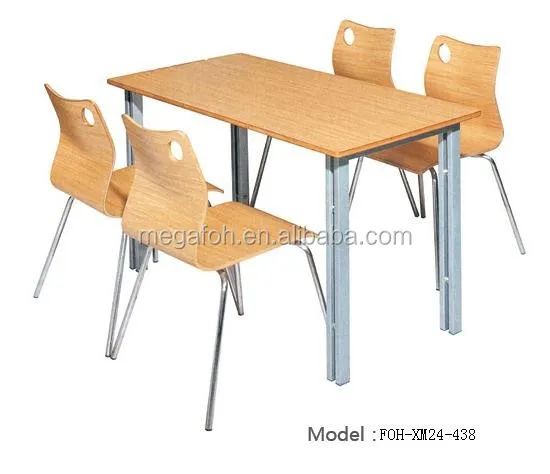 China manufacture custom 2,4,6,8,12 seater table school cafeteria furniture