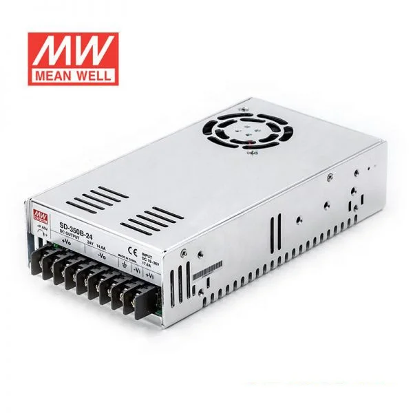 SD-350B-24 DC-DC 350W 24V питания с одним выходом, закрытого типа оригинальный бренд MEAN WELL представляет конвертер