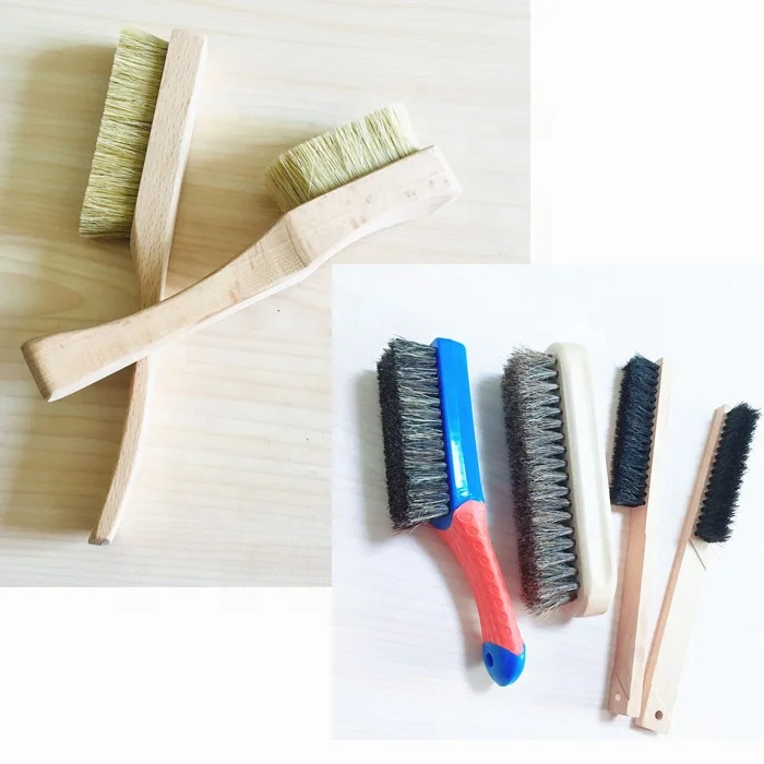 natural boars hair climbing brushes rocks climber crush eco friendly pure pig hair wood handle climb brush