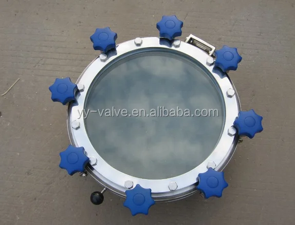 
Professional China manufacturer cheap price Sanitary stainless steel pressure manhole cover manway door with full sight glass 