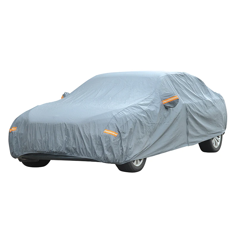 250G PVC With Cotton Material Waterproof Car Cover