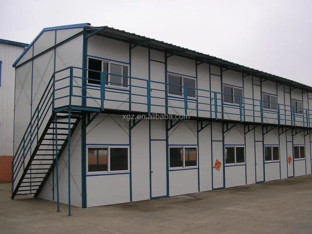 Students Apartment for Sale in Prefab Houses Steel Structure Apartment Galvanized Steel Frame Customized Door Customized Size