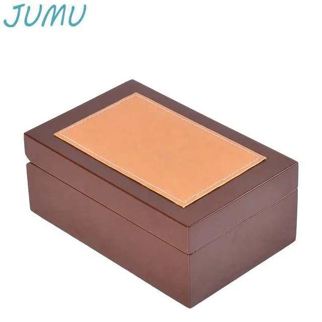 dark brown wooden finish luxury mdf perfume gift box