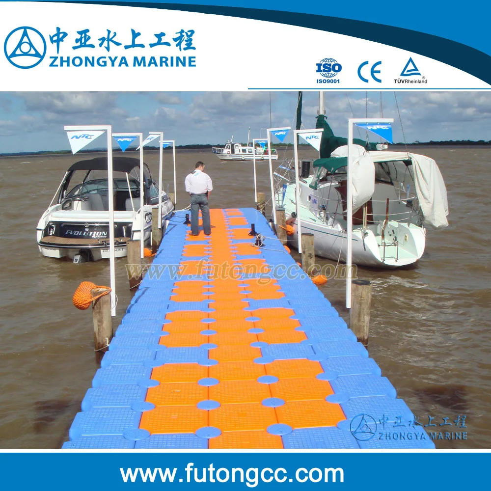 Plastic Floating Dock Floating Bridge modular pontoon HDPE jetty bridge