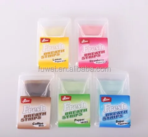 24pcs dissolving oral film breath mint strips