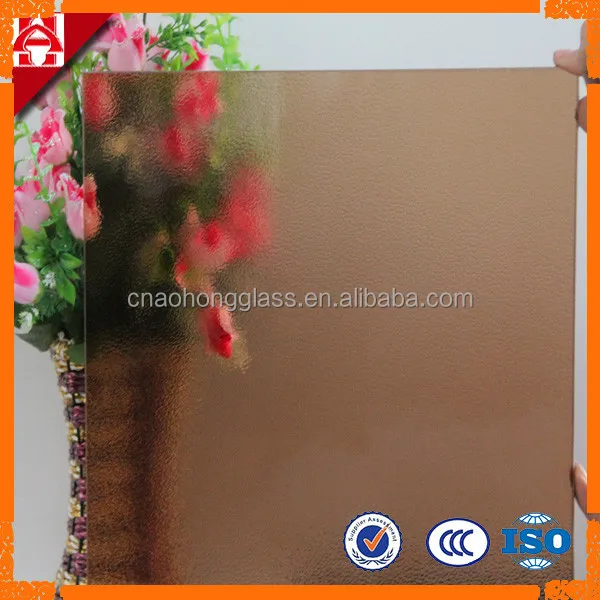 3mm - 6mm clear Nashiji patterned glass , Nashiji Glass