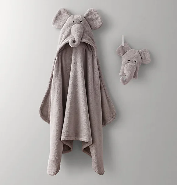 wholesale Hooded Baby Towel, Baby Hooded Towel, Baby Bath Towels 100% Cotton/Plush Duck Towel