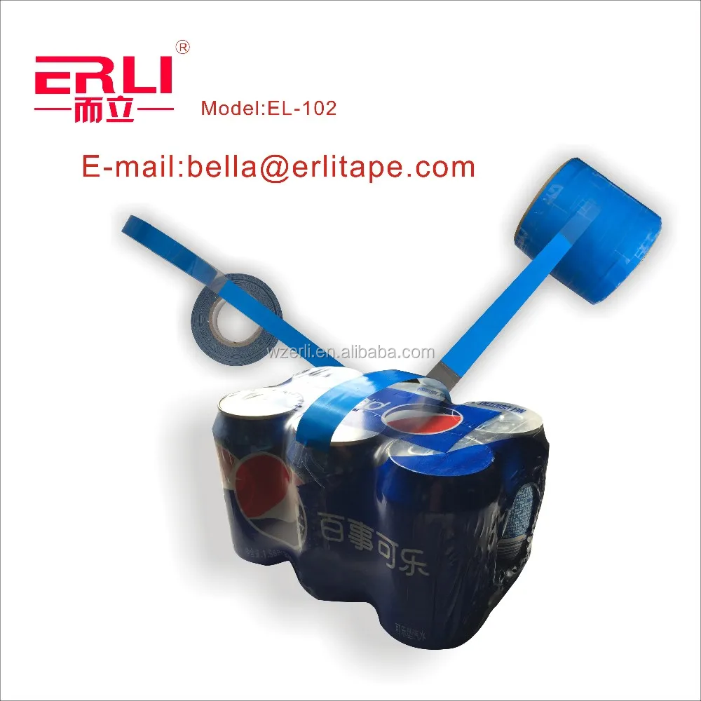 prelaminated water-proof carry handle adhesive tape rolls for mineral water (up to 44 lbs)