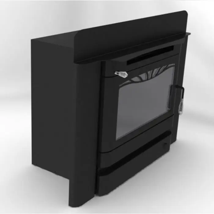 
Fireplace Cast Iron Wood Insert Burning Cooking Stove 