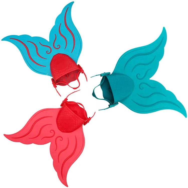 Rubber surf fin, Diving fin monofin, Fins diving swimming training