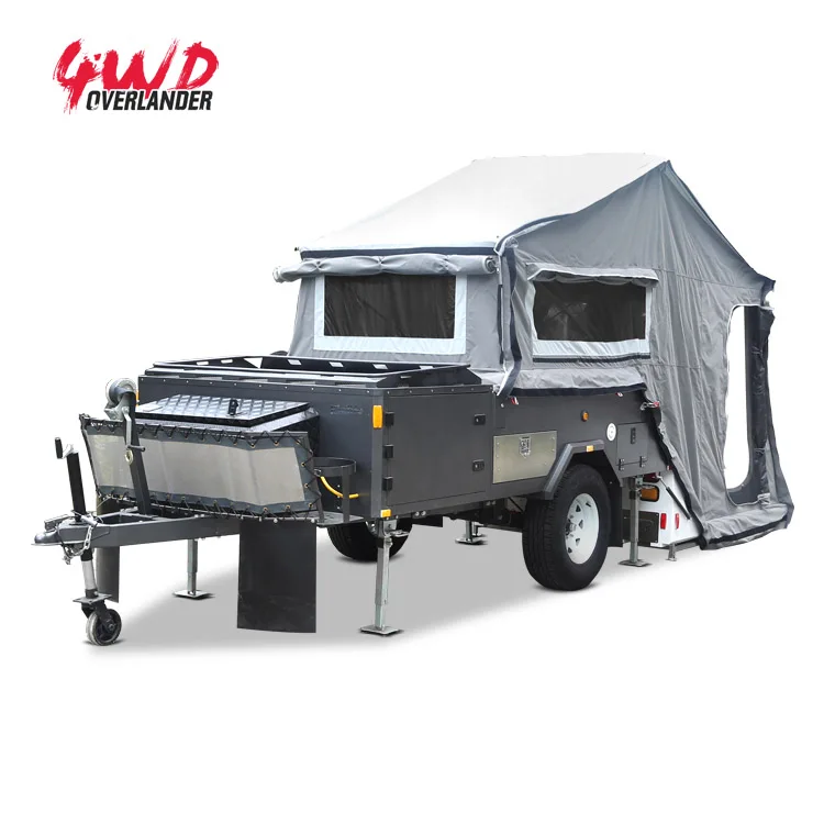 100% Australia Standard Auto Open Rear Folding Off Road Camper Trailer for Sale