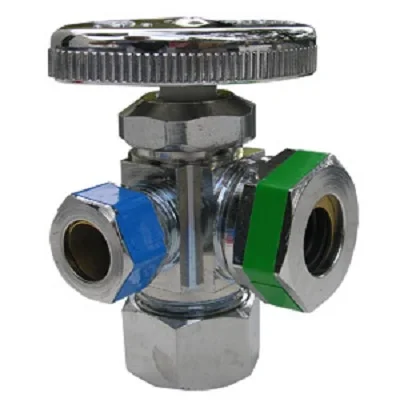 
5/8 OD X 1/2 IP X 3/8 C COPPER WATER ANGLE SHUT OFF VALVE 